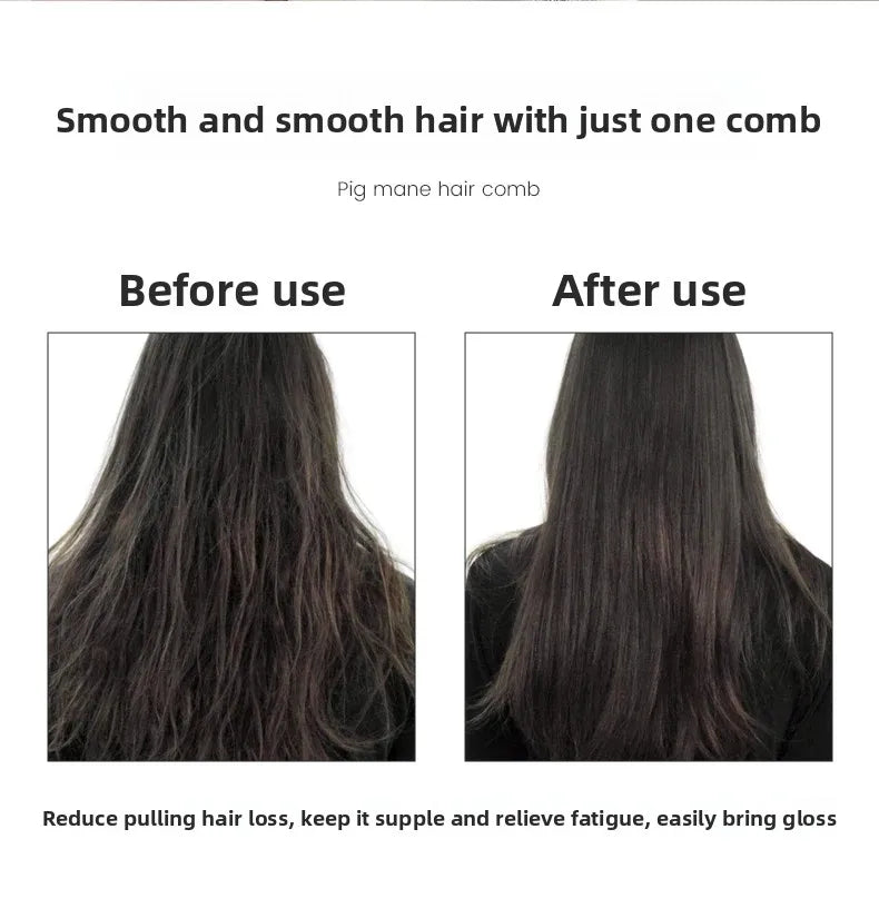 Portable Bristle Fluffy Styling Volumizing Hair Brush