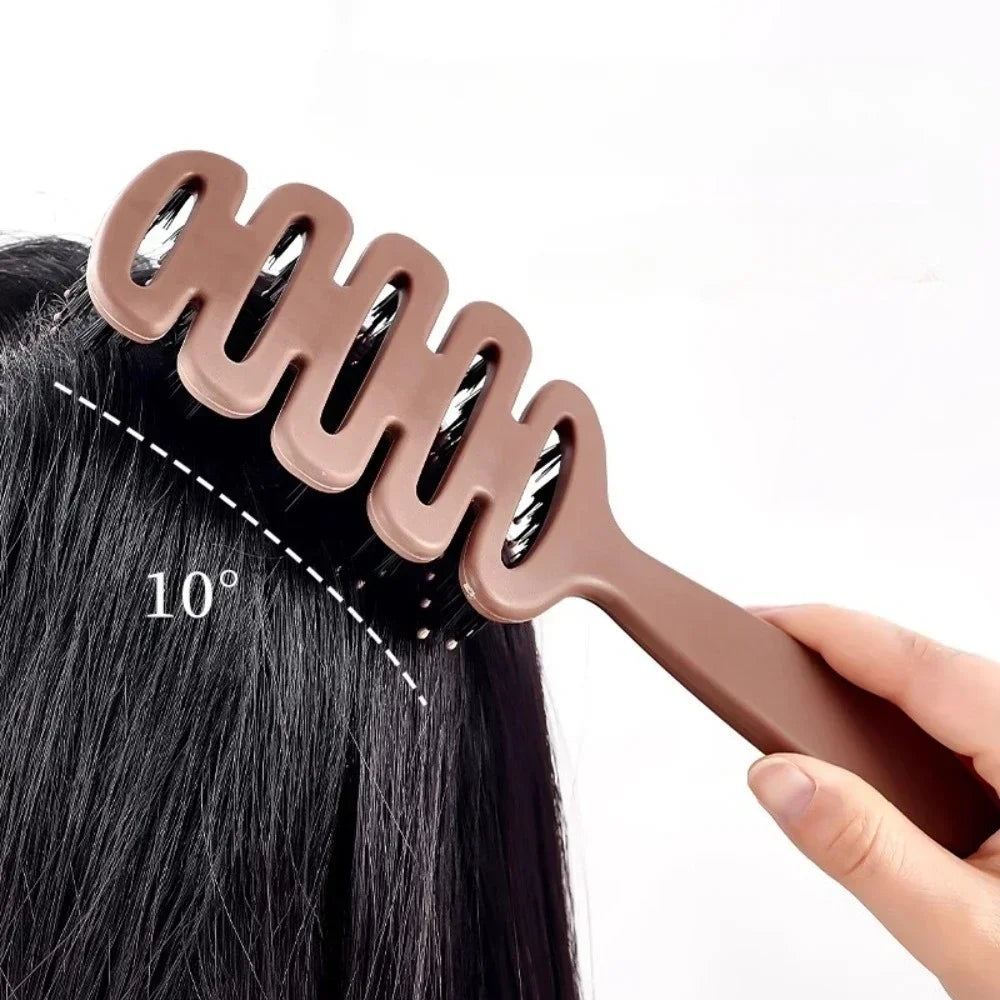 Portable Bristle Fluffy Styling Volumizing Hair Brush