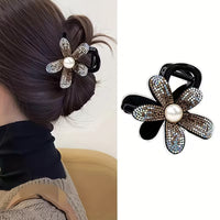 Elegant Acrylic Flower Hair Claw Clip