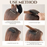 2PCS INVISIBLE FLUFFY HAIR PAD