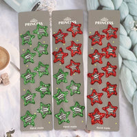 Star Shape Glitter Hair Clips
