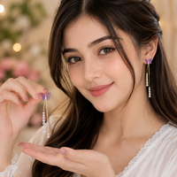 Women Butterfly Tassel Earrings