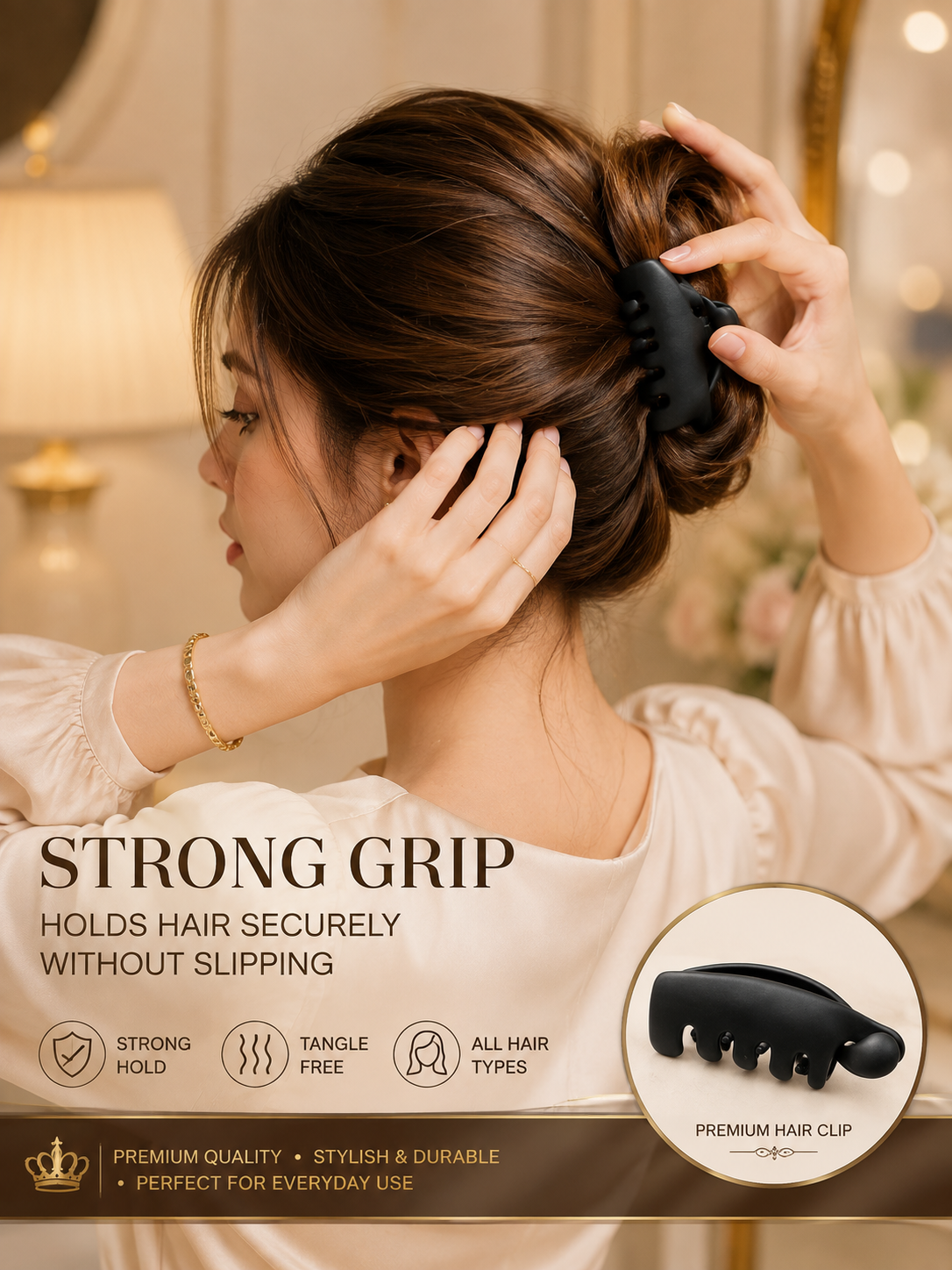 Premium Non-Slip Banana Hair Clip