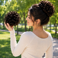 Synthetic Angel Style Messy Bun