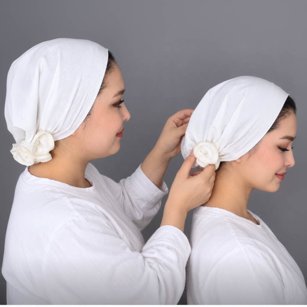 Women’s Turban Style Floral Hijab Cap