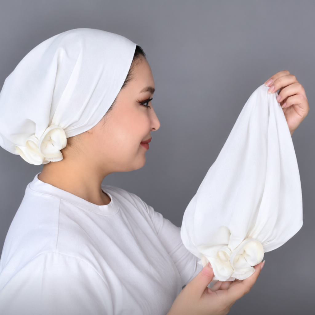 Women’s Turban Style Floral Hijab Cap